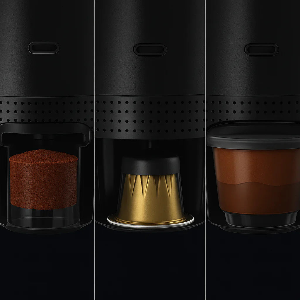 Draagbare 3-in-1 espressomachine