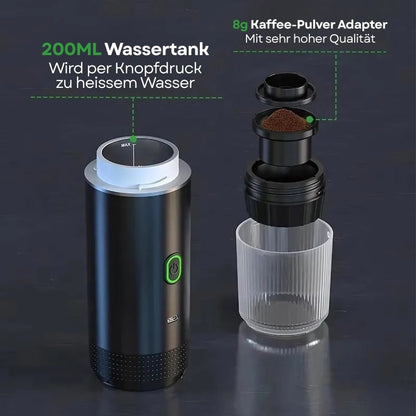 Draagbare 3-in-1 espressomachine